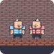 2 player red blue pirates
