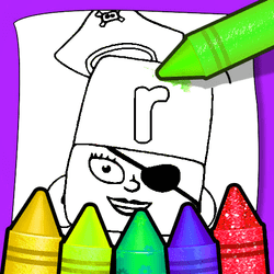 alphablocks coloring pages