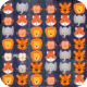 animals pairs match 3