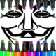 anonymous mask coloring