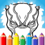black panther mask coloring pages