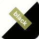 black white