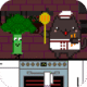 cat chef and broccoli
