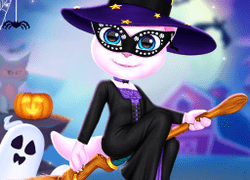 cat girl halloween preparation