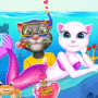 cat girl valentine story deep water